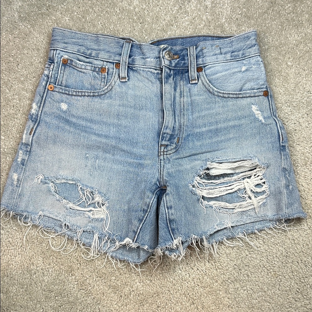 Madewell Relaxed Mid-Length Denim Shorts